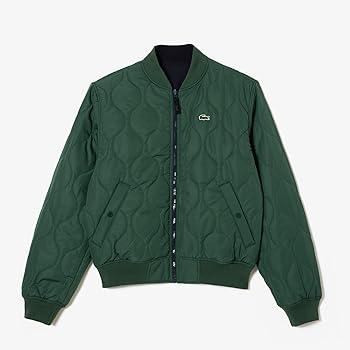Lacoste Men's Reversible Padded Jacket, Navy Blue / Dark